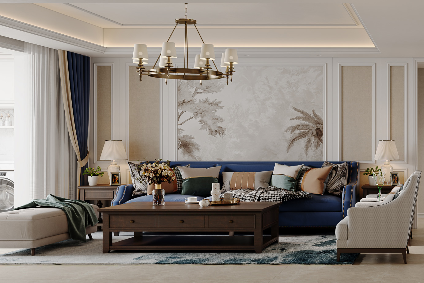 百瑞景裝修,美式風格