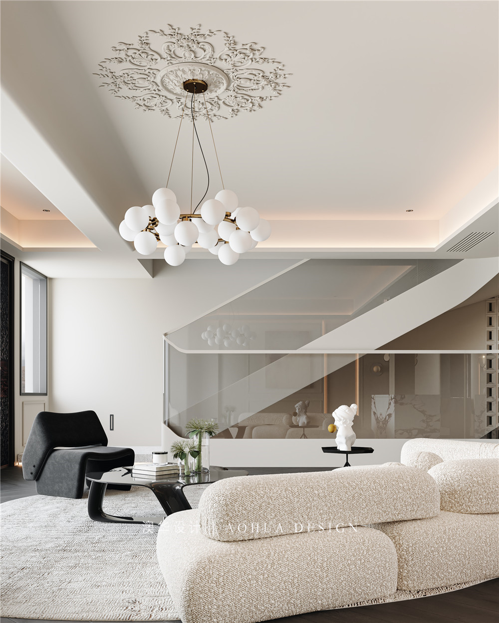 綠城湖畔云廬裝修,現代簡約