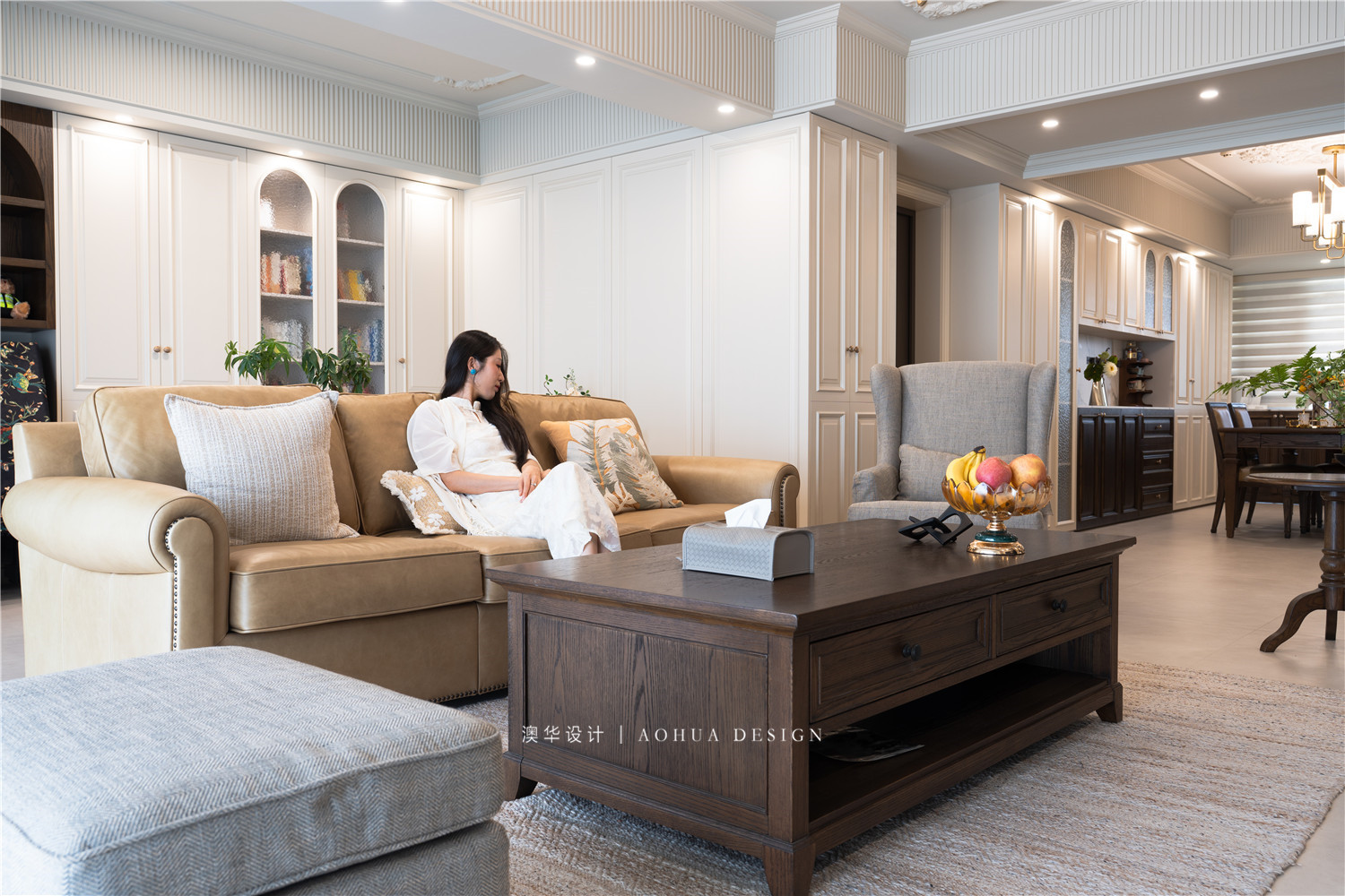 法式原木風,大平層裝修