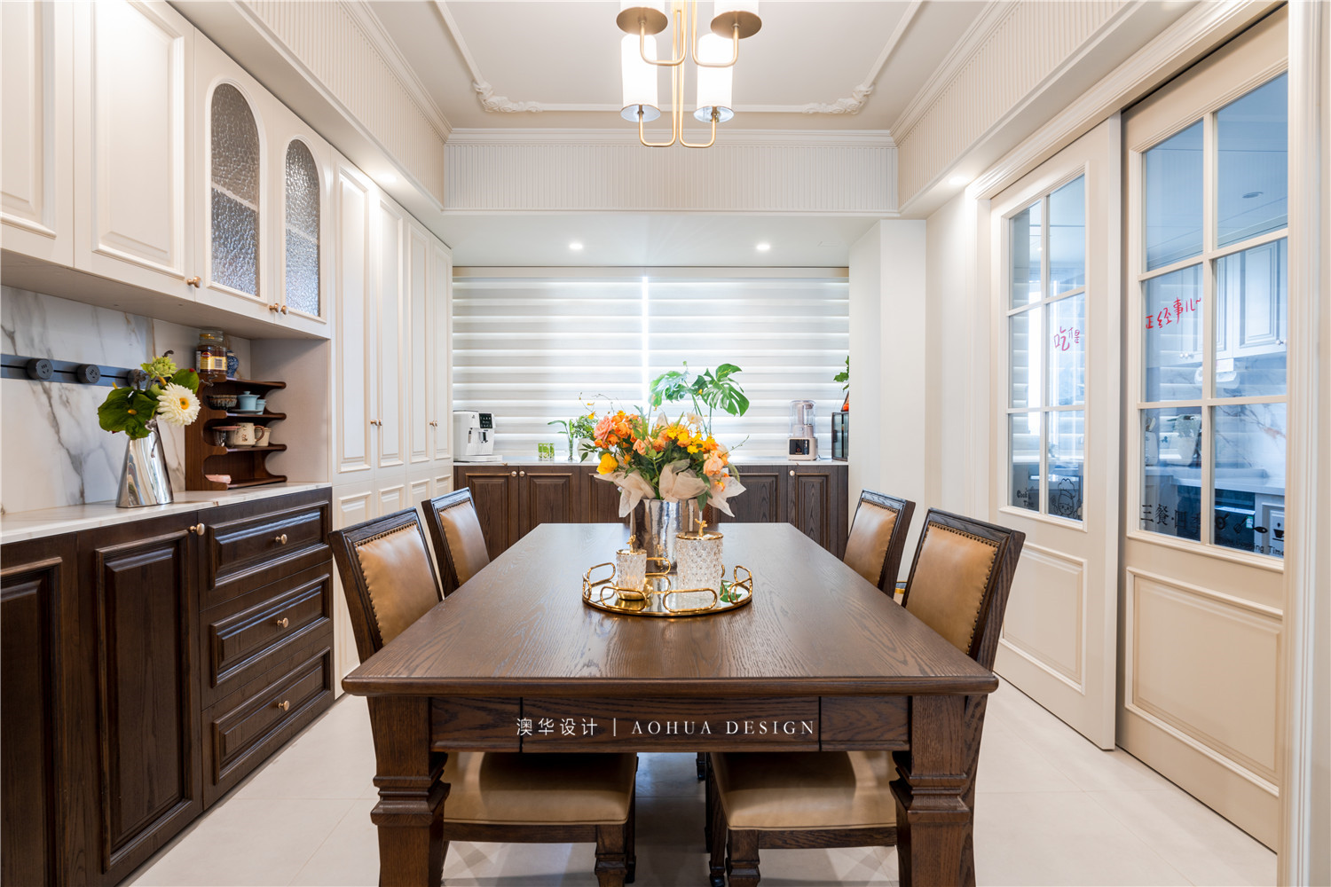 法式原木風,大平層裝修