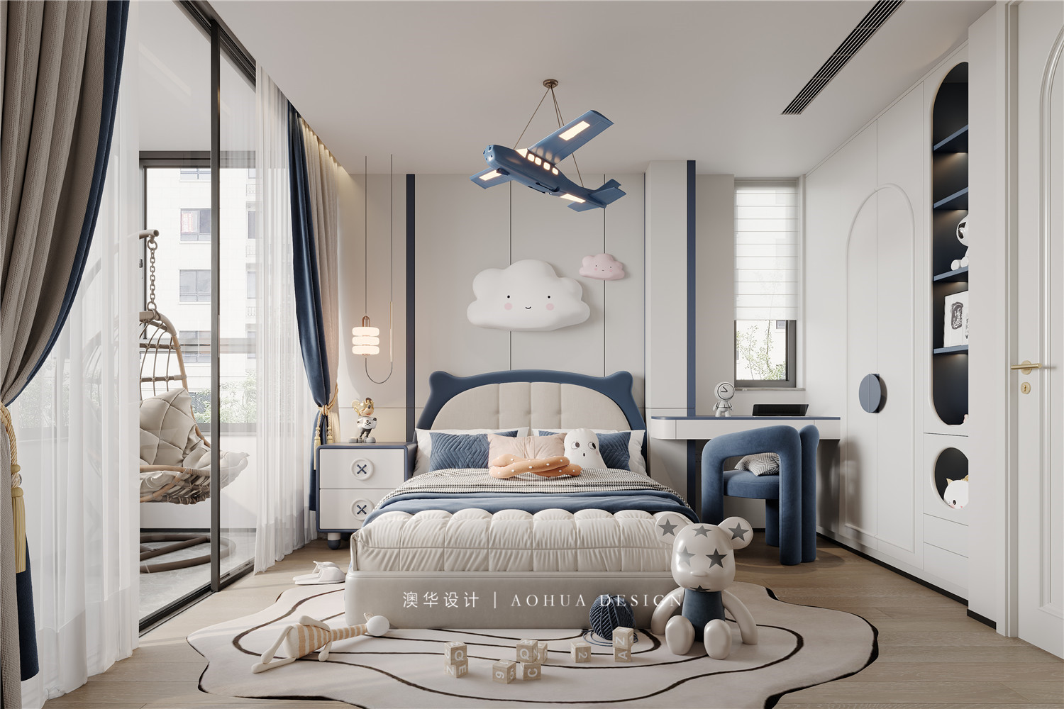 禹洲新希望·雍禧蘭臺裝修,現(xiàn)代輕奢風(fēng)格