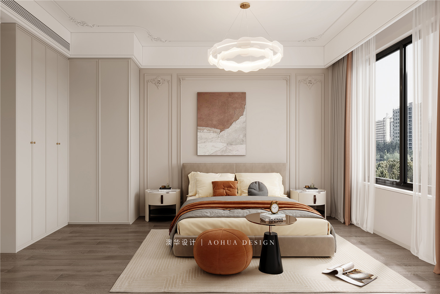 世茂十里星河裝修,法式輕奢風格