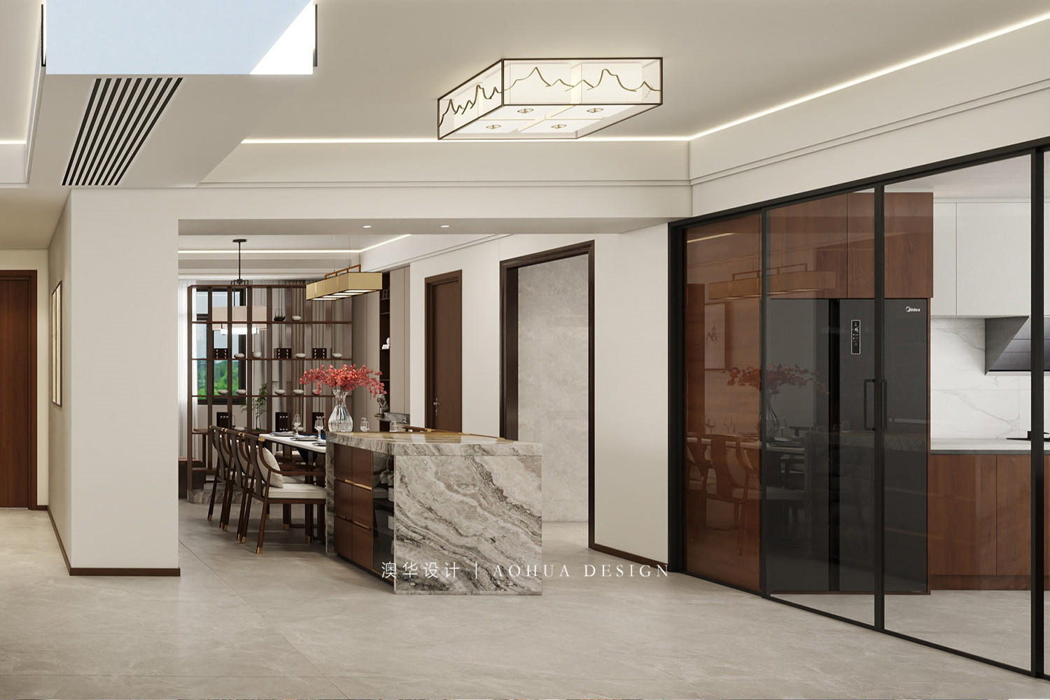 大平層裝修,武漢半包裝修