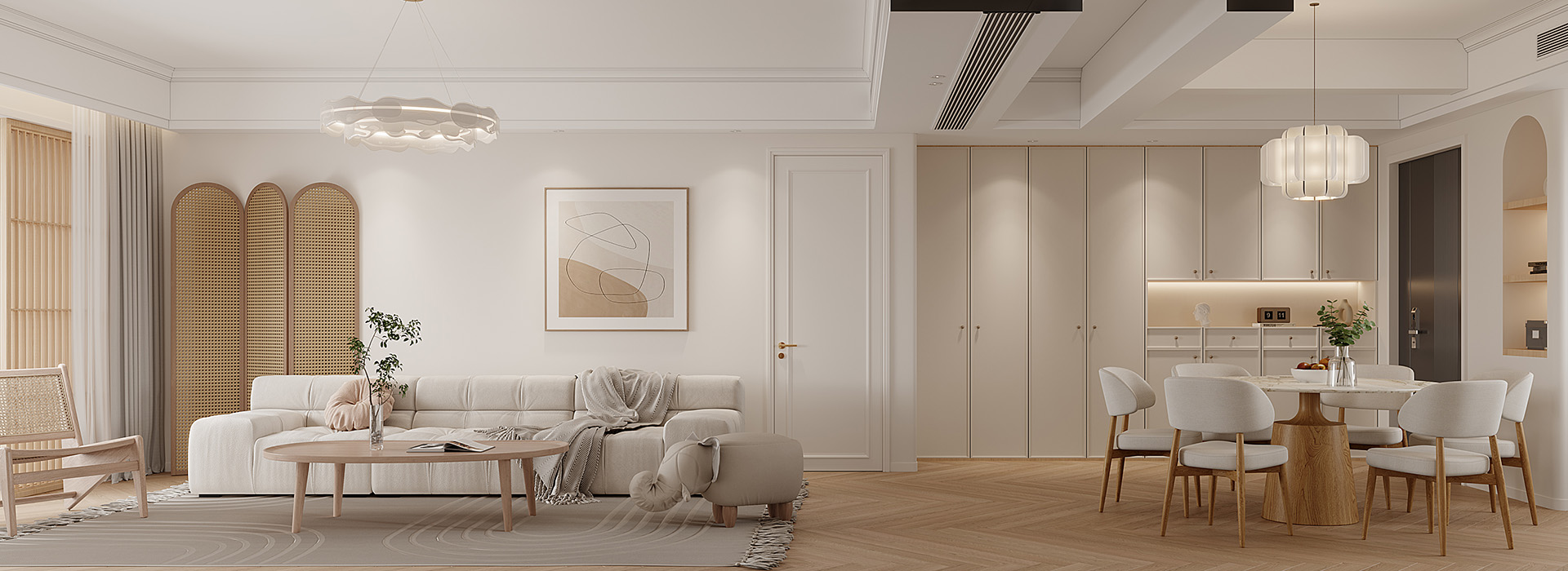 復(fù)地東湖國(guó)際裝修,大平層裝修