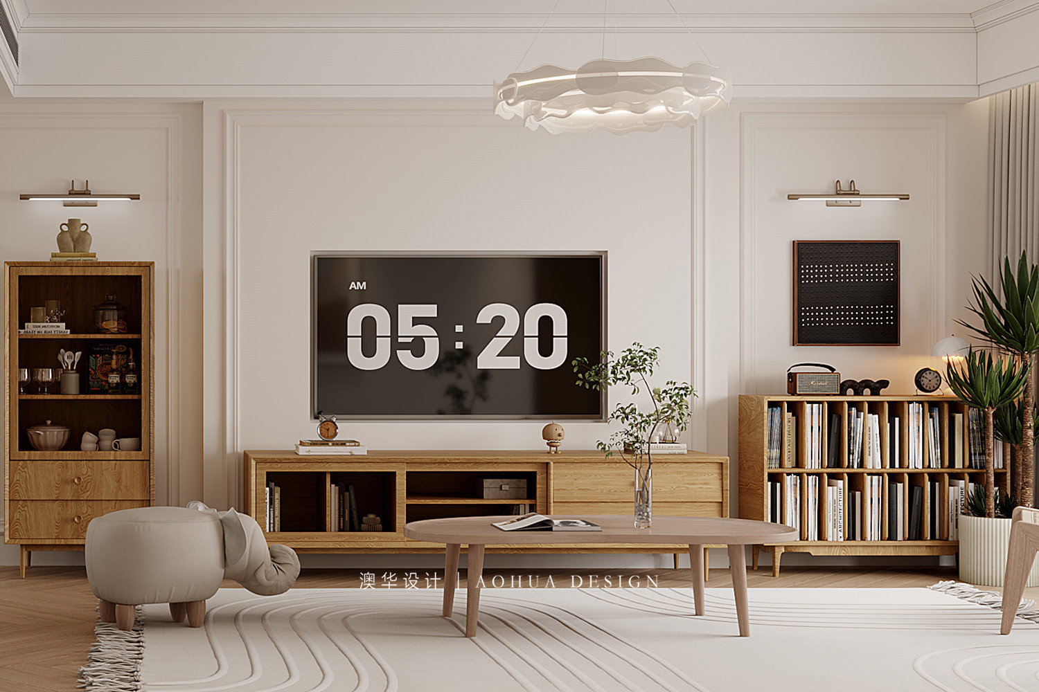 大戶(hù)型裝修,原木風(fēng)裝修