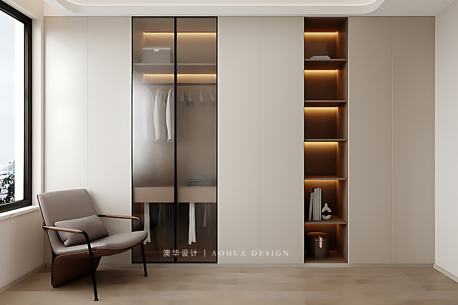 華發外灘首府裝修,意式輕奢風格