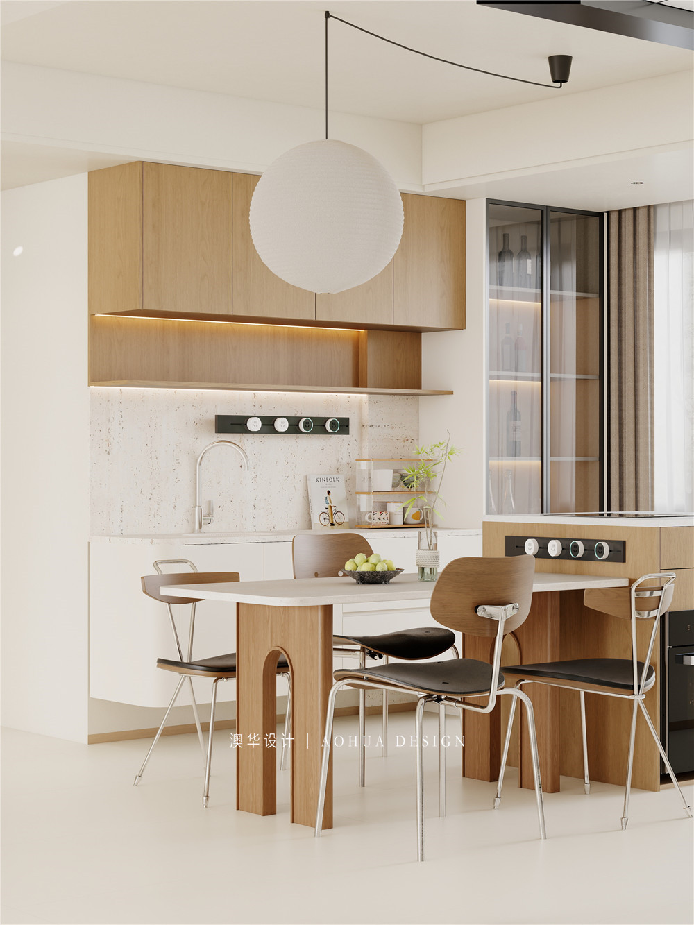 長江華府裝修,原木風格裝修