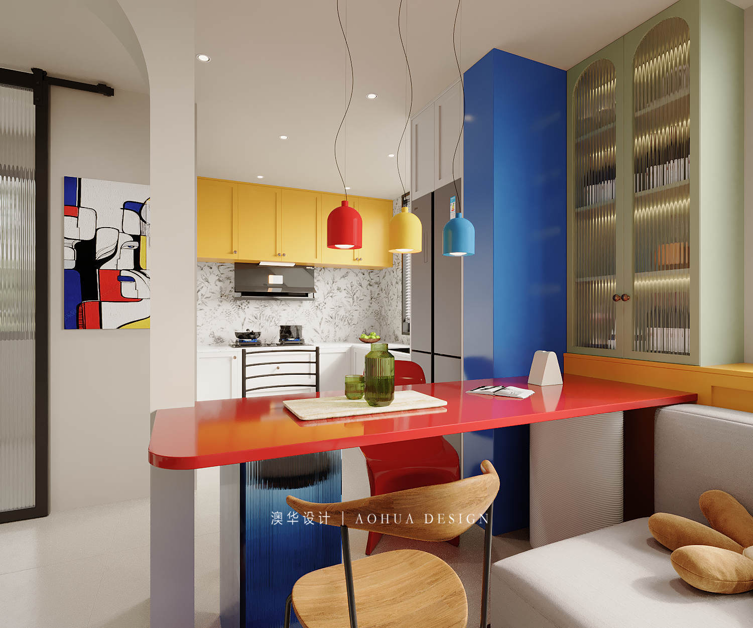 富豪花園裝修,一居室裝修