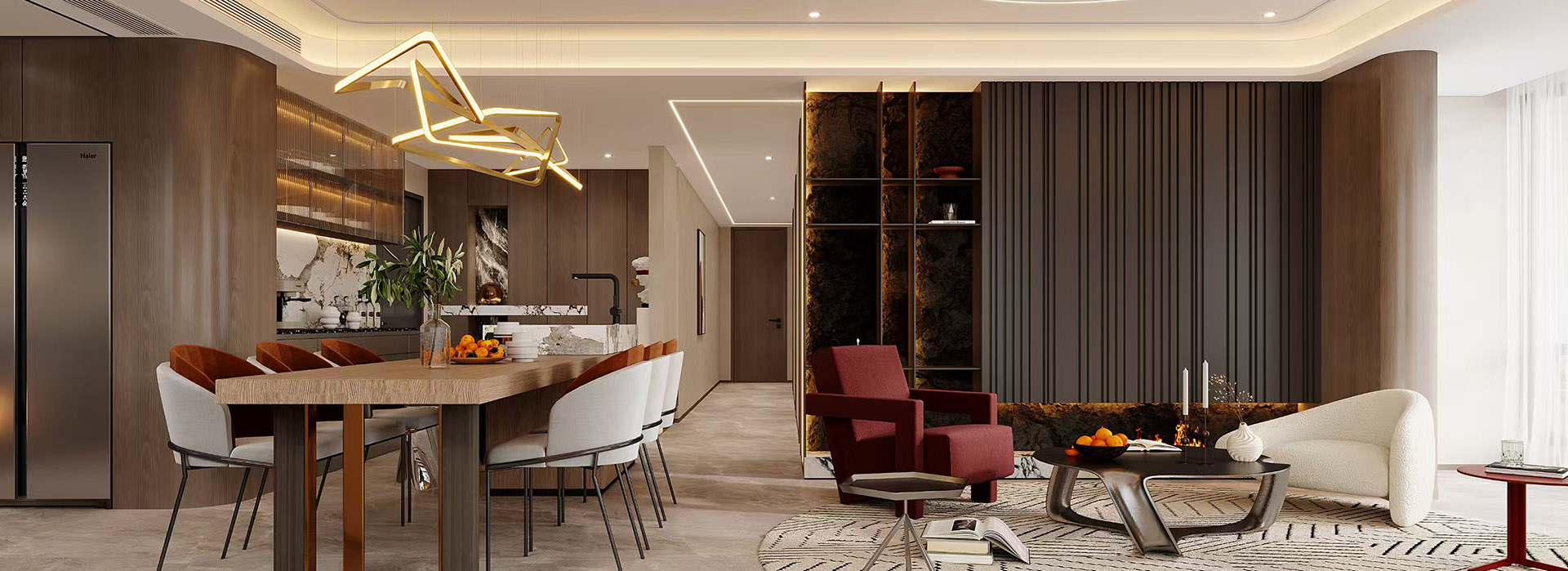 城投聯投譽江南裝修,意式輕奢風格