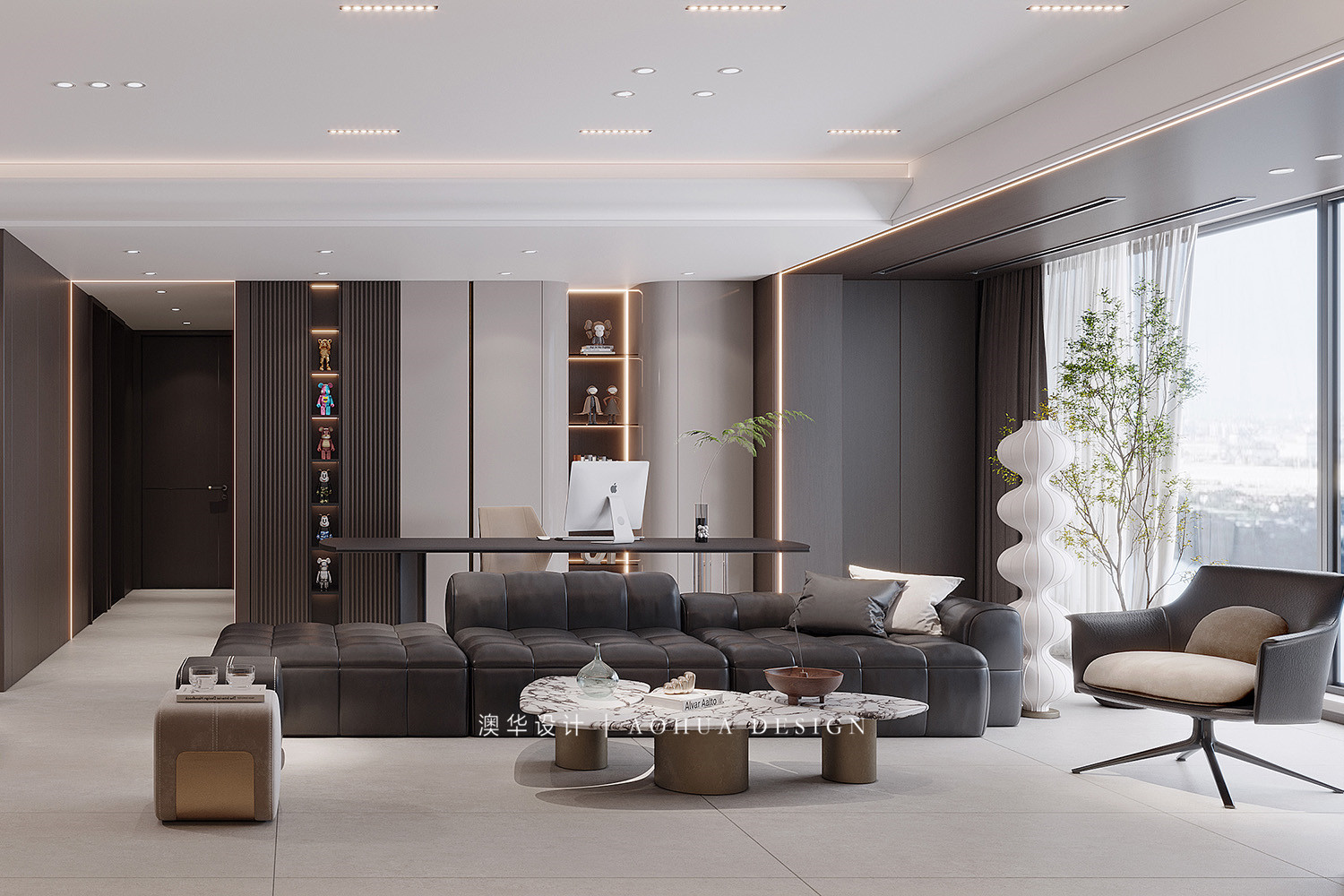 華僑城歡樂天際裝修,大平層裝修