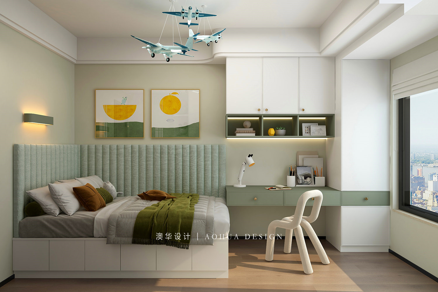 華僑城歡樂天際裝修,大平層裝修