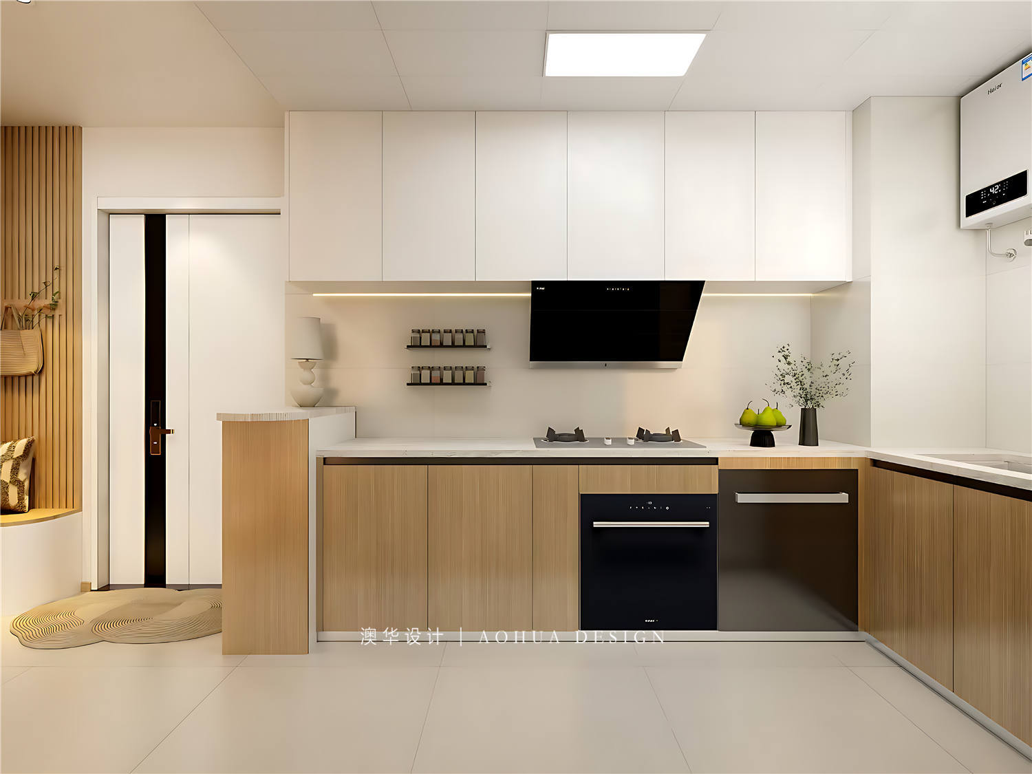 光谷悅城裝修,現(xiàn)代奶油風(fēng)格