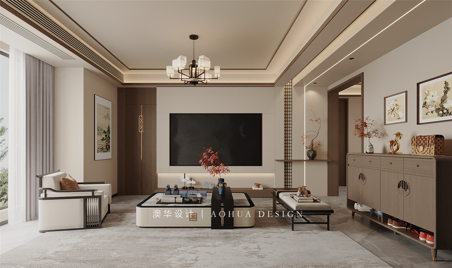 新中式風格,老房翻新