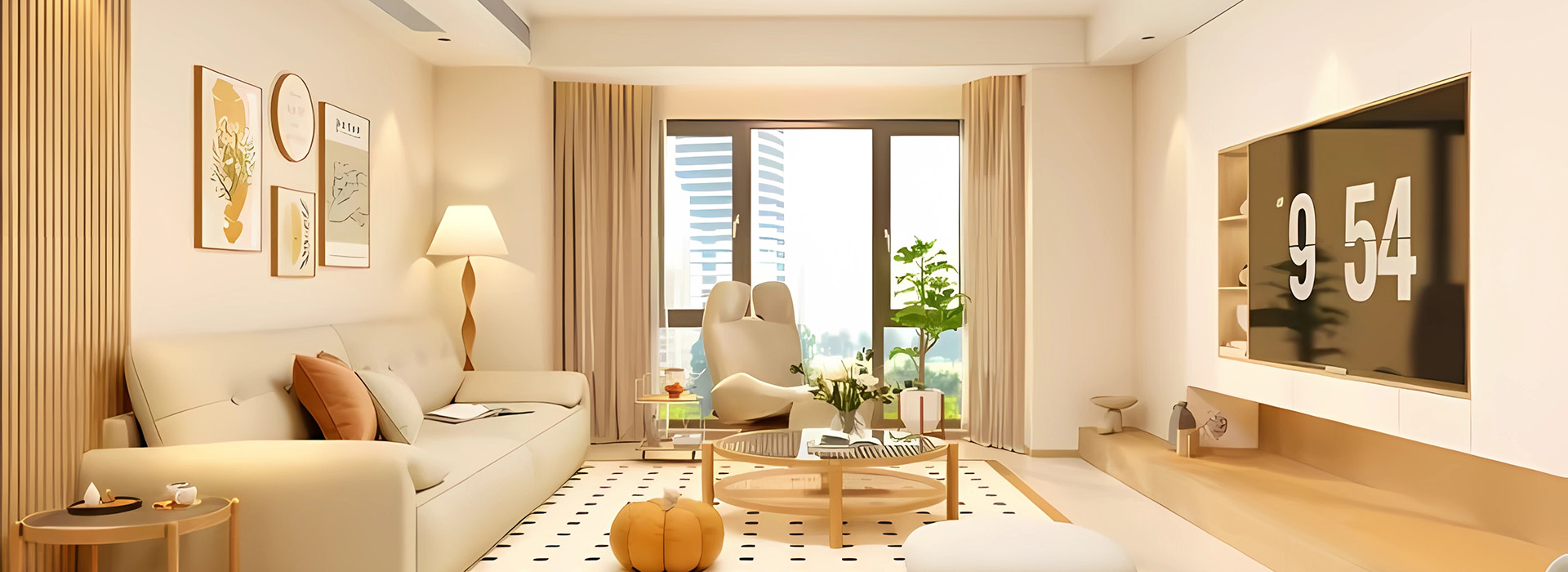 田園小區(qū)裝修,奶油田園風(fēng)