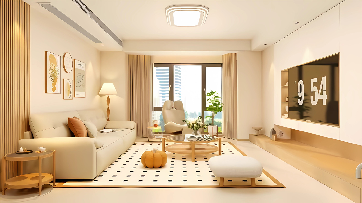 田園小區(qū)裝修,奶油田園風(fēng)