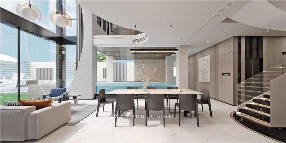 武漢別墅設(shè)計,現(xiàn)代輕奢風(fēng)格