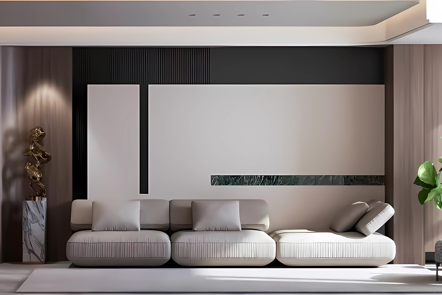 武漢潤府裝修,意式輕奢風格