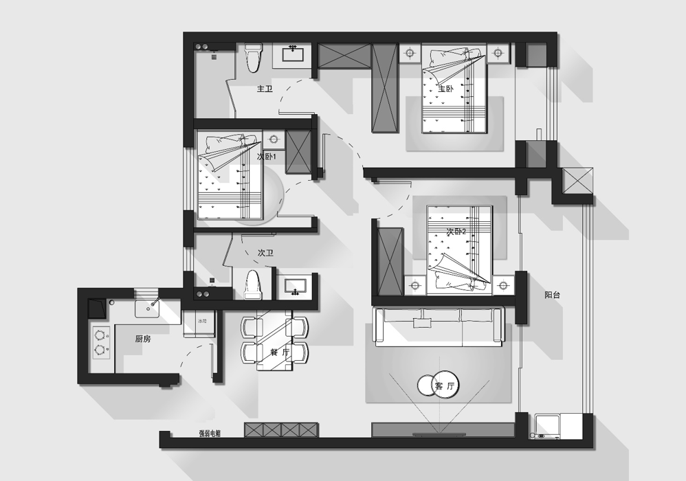 城建信達后湖里104㎡
