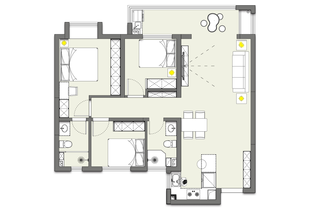 城投聯投江南岸110㎡