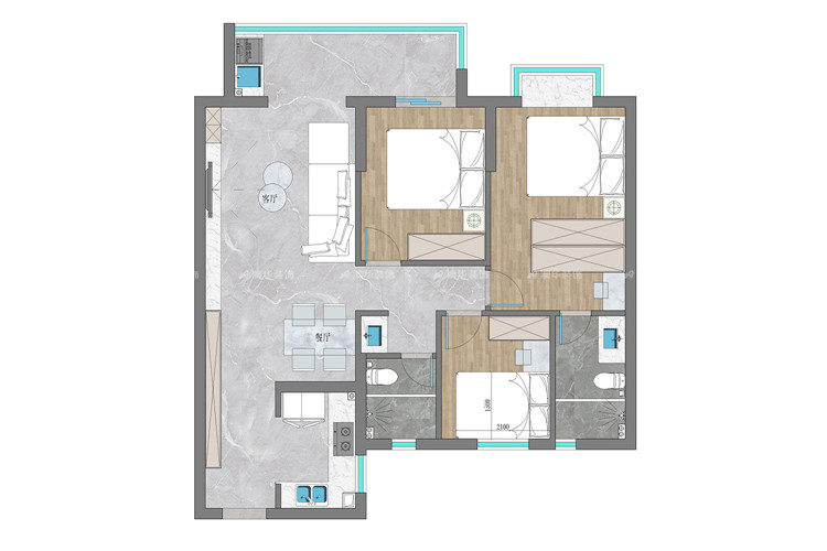 融創和平中心102㎡